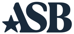 Logo of golfer gift sponsor, ASB